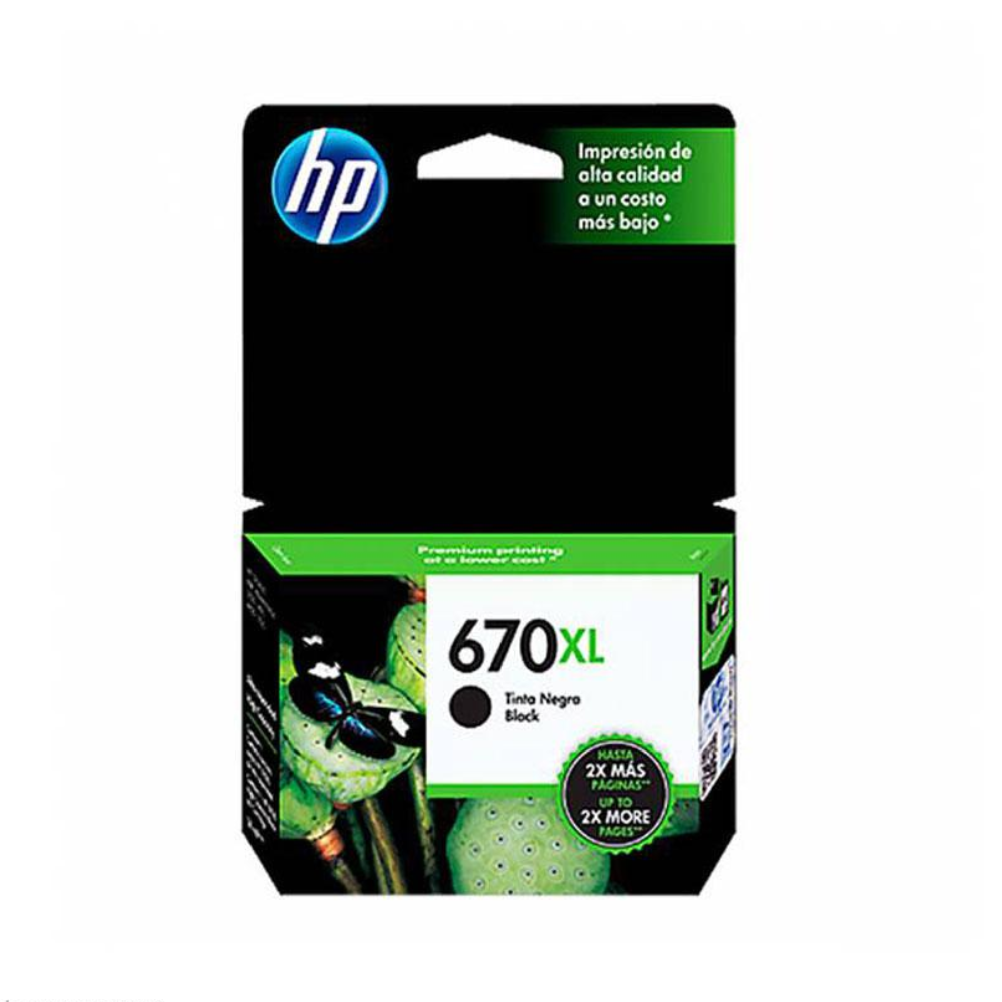 Tinta hp cz117al (670xl) negro (550 pag)