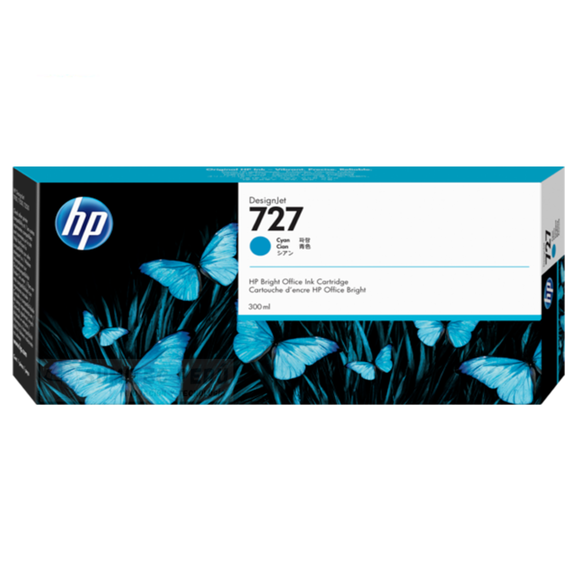 Tinta Hp F9j76a (727) 300ml Cyan Designjet T1500, T1530, T920, T930, T2530, T2500, T2530, T2500 (Copia) (Copia) (Copia)